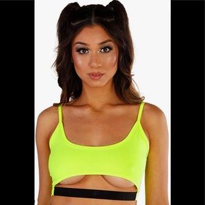 Yellow neon top